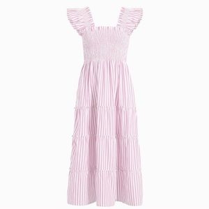 The Ellie Nap Dress - Bubblegum Stripe